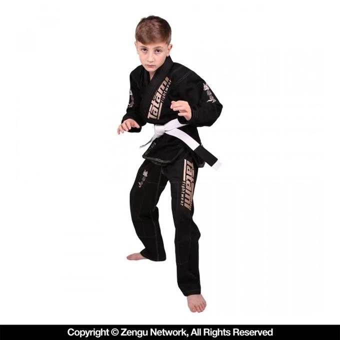 Tatami X Meerkatsu Animal Kids Jiu Jitsu Gi - Black 4 Tatami X Meerkatsu Animal Kids Jiu Jitsu Gi - Black - Image 2
