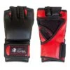 BOLD LOOK RFG THUMBLESS MMA ARTIFICIAL LEATHER GLOVES - Black/Red 2 BOLD LOOK RFG THUMBLESS MMA ARTIFICIAL LEATHER GLOVES - Black/Red -Boxing Martial Arts Shop 106 1