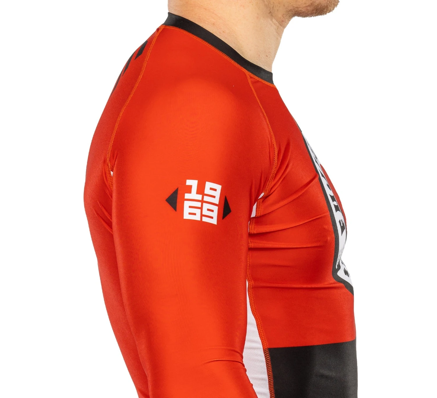 Fuji Heritage Long Sleeve Rashguard Red 11 Fuji Heritage Long Sleeve Rashguard Red - Image 9