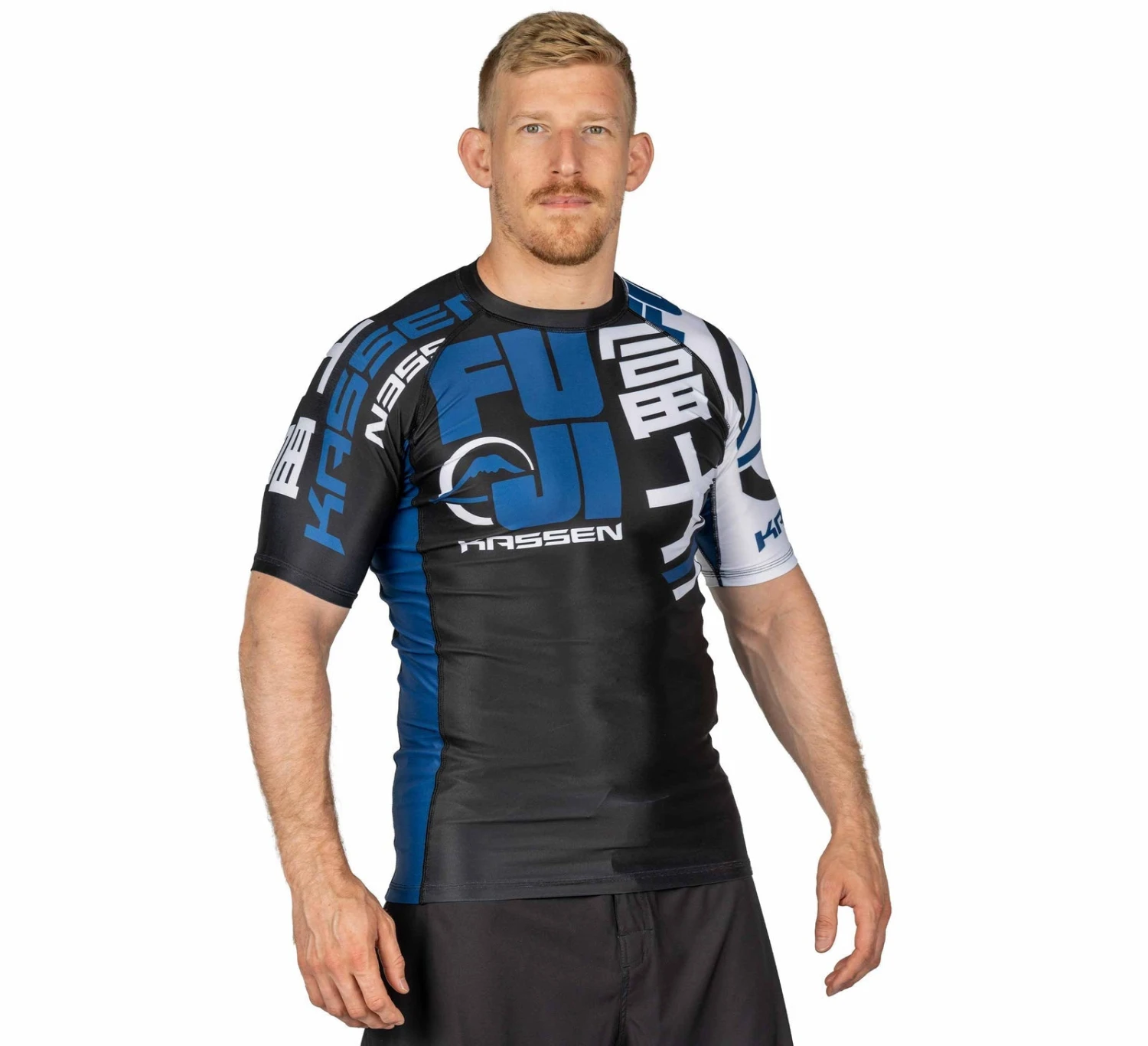 Fuji Kassen Short Sleeve Rashguard Navy 8 Fuji Kassen Short Sleeve Rashguard Navy - Image 6