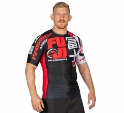 Fuji Kassen Short Sleeve Rashguard Red -Boxing Martial Arts Shop 18 1600x1600 55e5fe84 8e6f 4c24 8fda 2f157feb0232