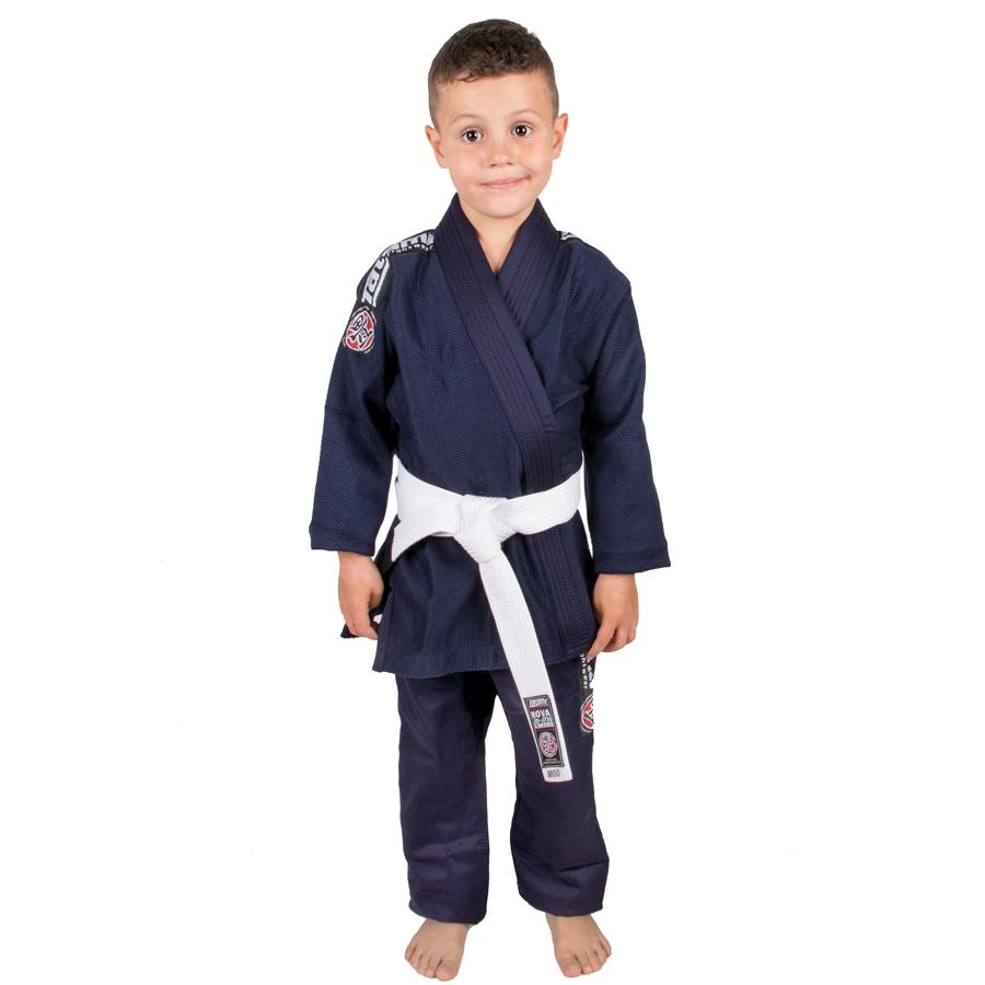 Tatami Nova Children's Jiu Jitsu Gi - Navy 4 Tatami Nova Children's Jiu Jitsu Gi - Navy - Image 2
