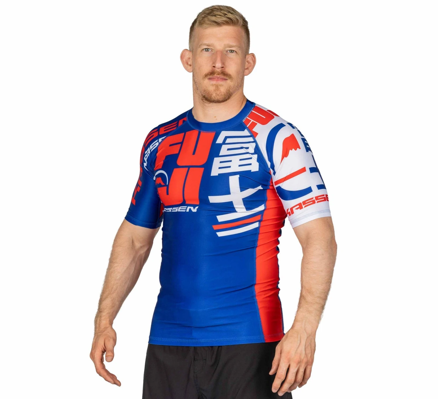 Fuji Kassen Short Sleeve Rashguard Blue 4 Fuji Kassen Short Sleeve Rashguard Blue - Image 2