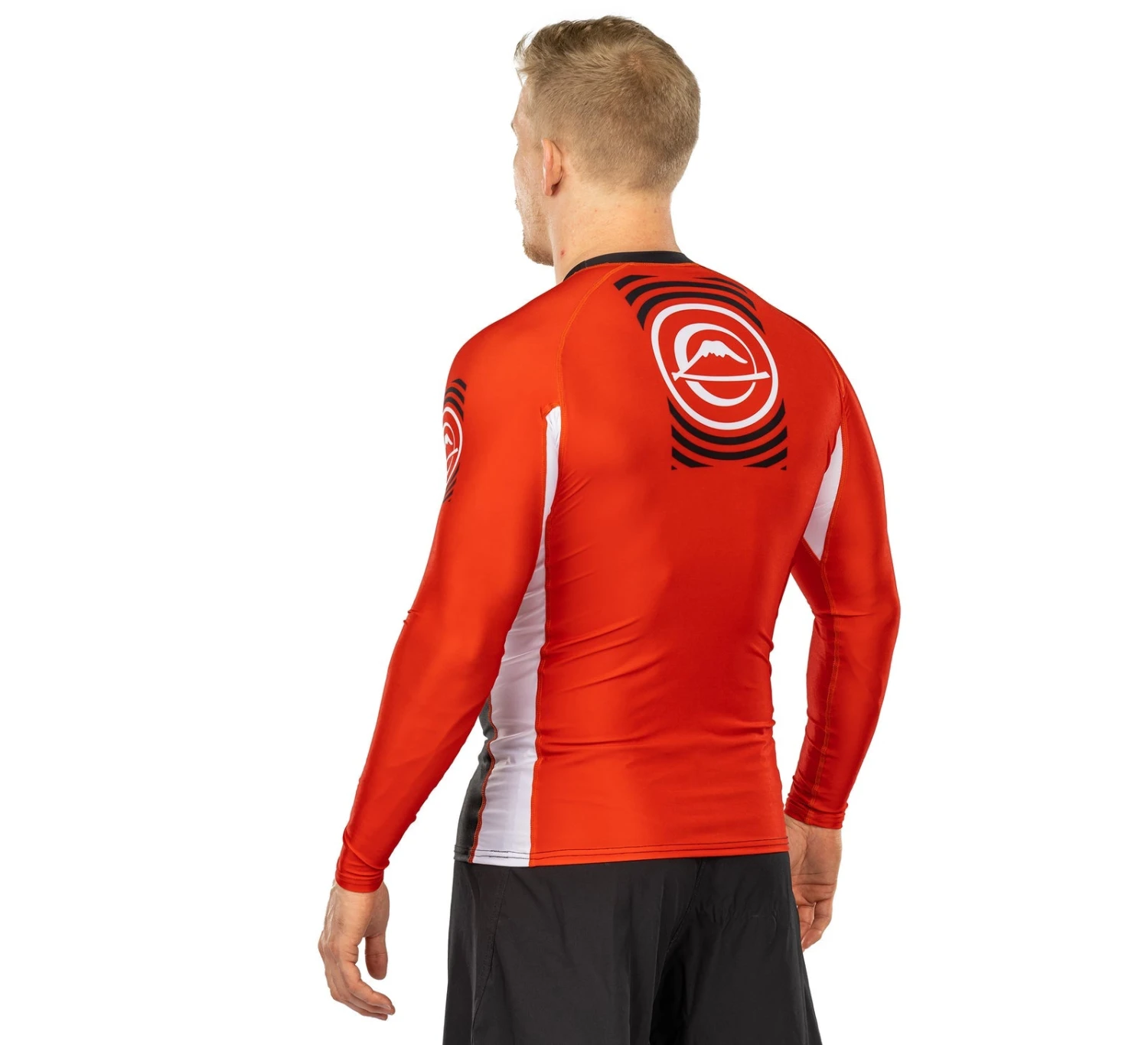 Fuji Heritage Long Sleeve Rashguard Red 6 Fuji Heritage Long Sleeve Rashguard Red - Image 4