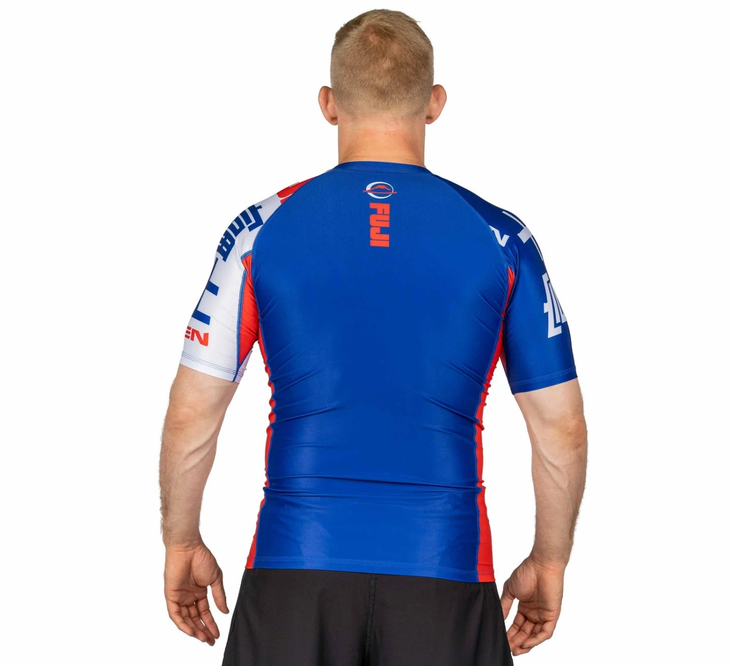 Fuji Kassen Short Sleeve Rashguard Blue 6 Fuji Kassen Short Sleeve Rashguard Blue - Image 4