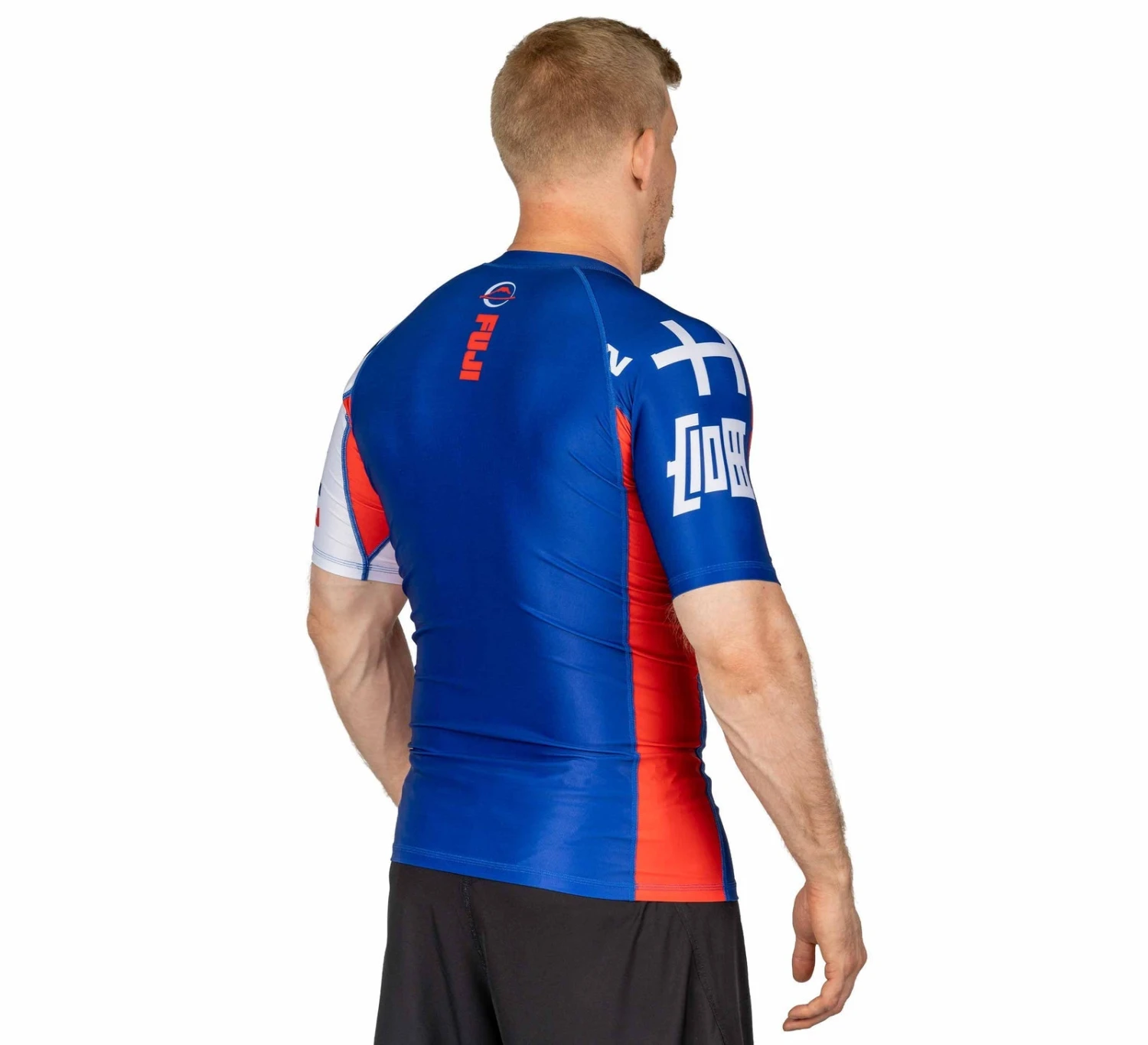Fuji Kassen Short Sleeve Rashguard Blue 7 Fuji Kassen Short Sleeve Rashguard Blue - Image 5