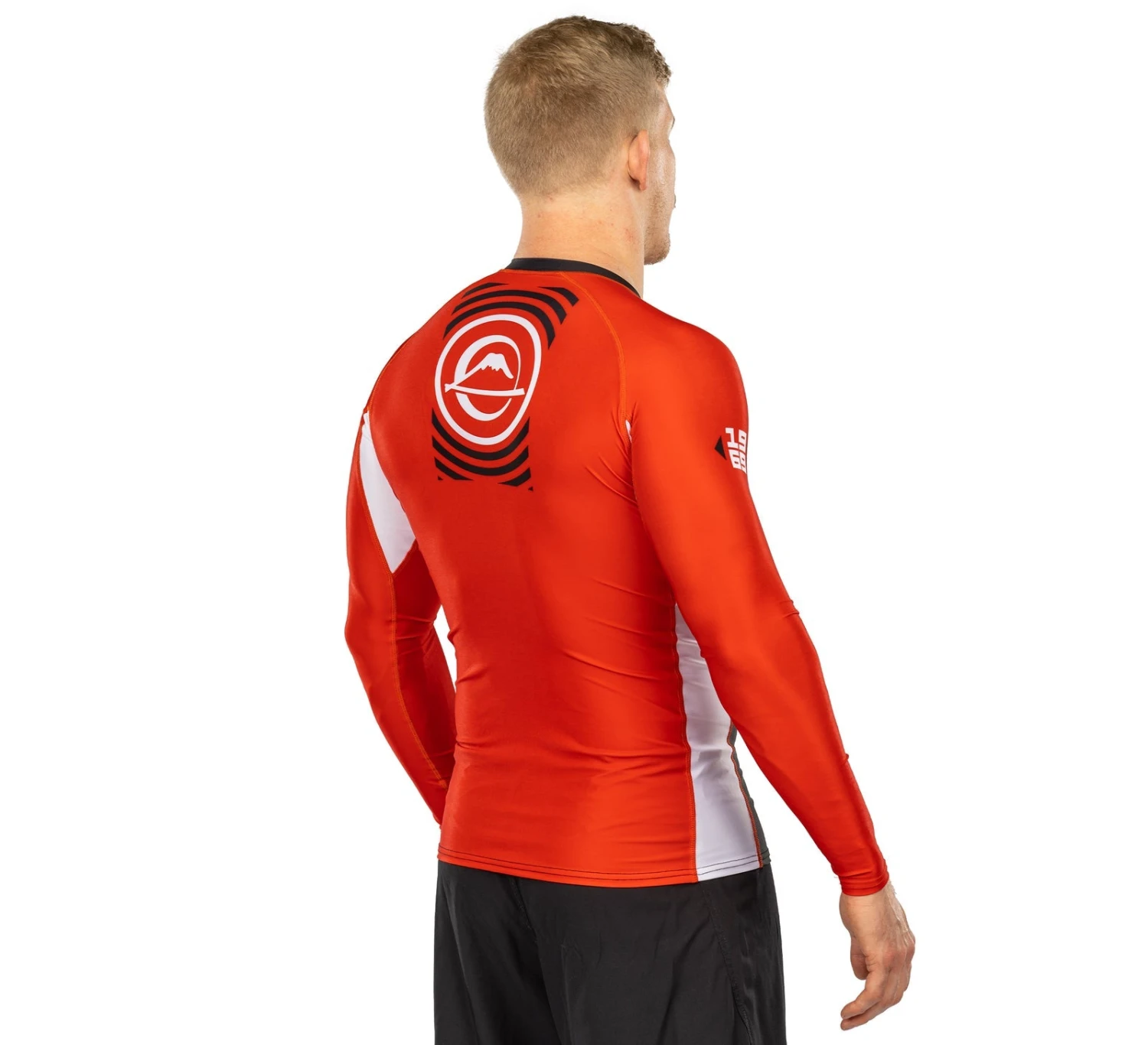 Fuji Heritage Long Sleeve Rashguard Red 8 Fuji Heritage Long Sleeve Rashguard Red - Image 6
