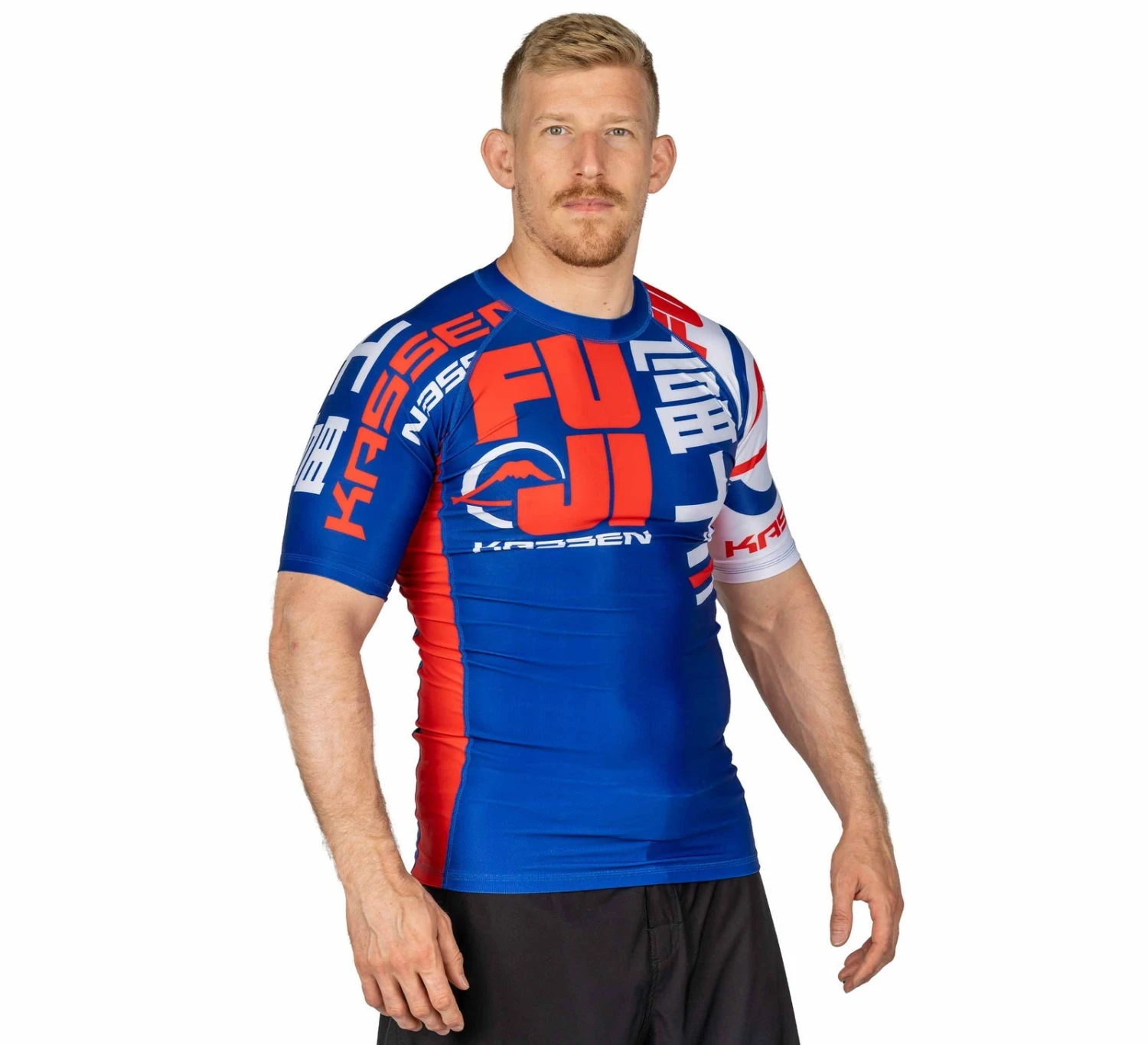 Fuji Kassen Short Sleeve Rashguard Blue 8 Fuji Kassen Short Sleeve Rashguard Blue - Image 6