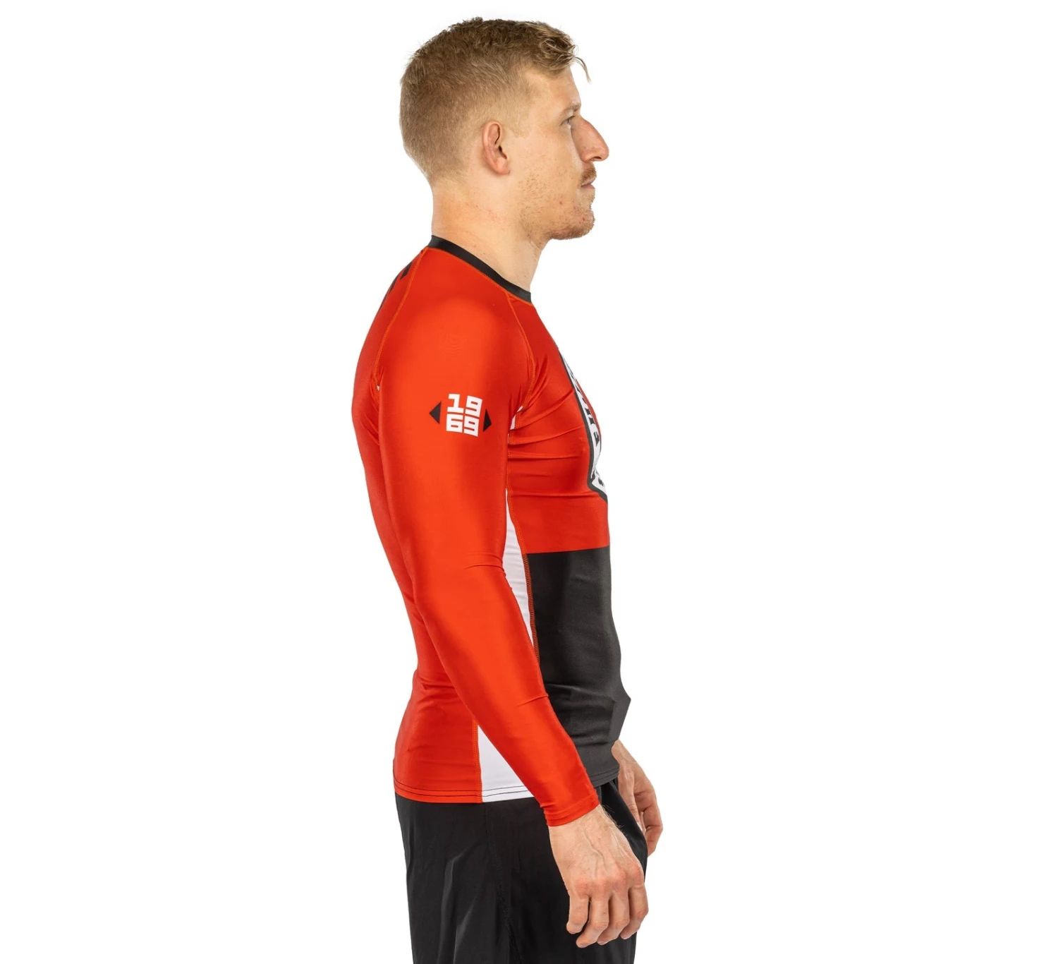 Fuji Heritage Long Sleeve Rashguard Red 9 Fuji Heritage Long Sleeve Rashguard Red - Image 7