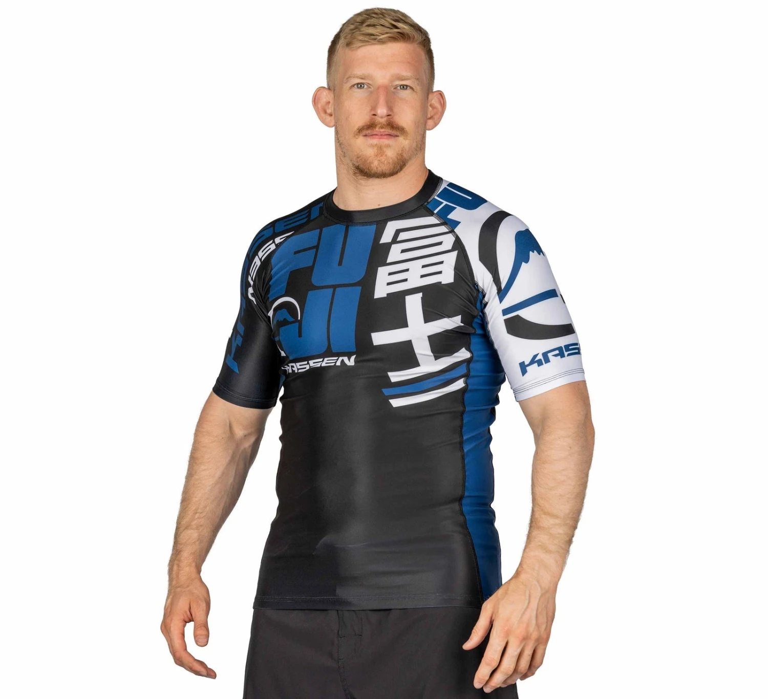 Fuji Kassen Short Sleeve Rashguard Navy 4 Fuji Kassen Short Sleeve Rashguard Navy - Image 2
