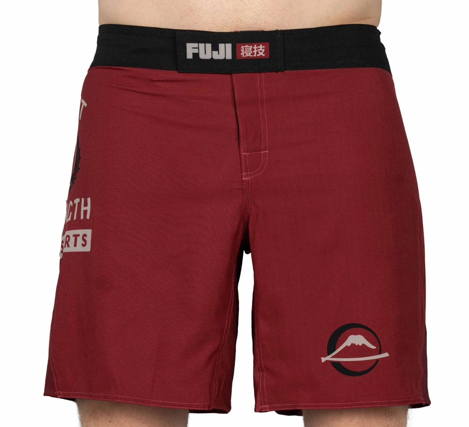 Fuji Valiant Strength Fight Shorts Red 3 Fuji Valiant Strength Fight Shorts Red