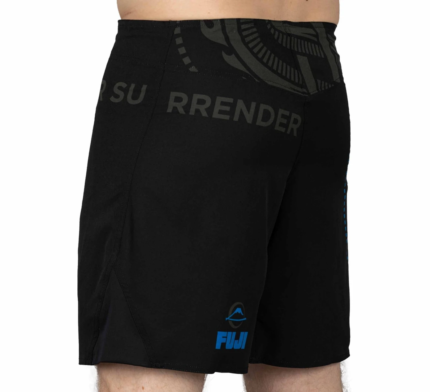 Fuji Never Surrender Fight Shorts Black 7 Fuji Never Surrender Fight Shorts Black - Image 5