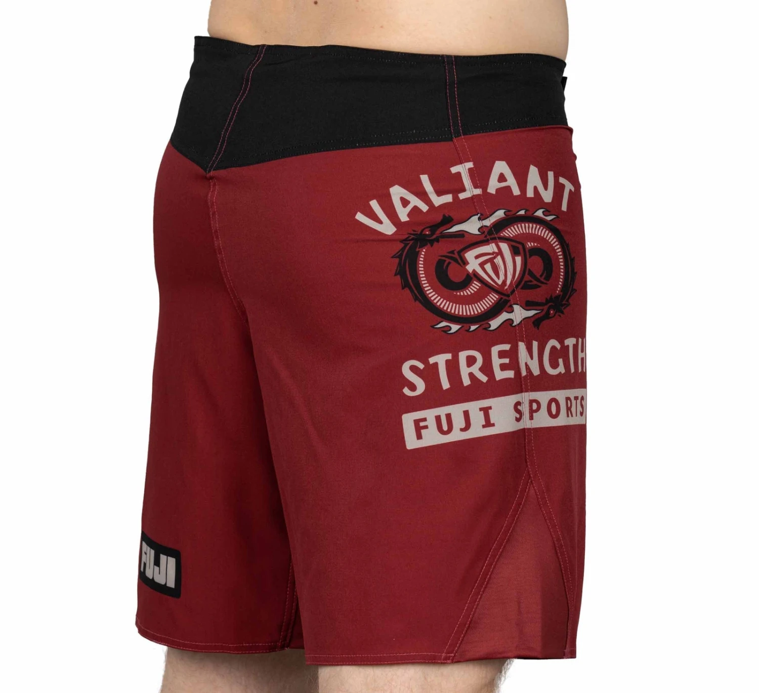 Fuji Valiant Strength Fight Shorts Red 8 Fuji Valiant Strength Fight Shorts Red - Image 6