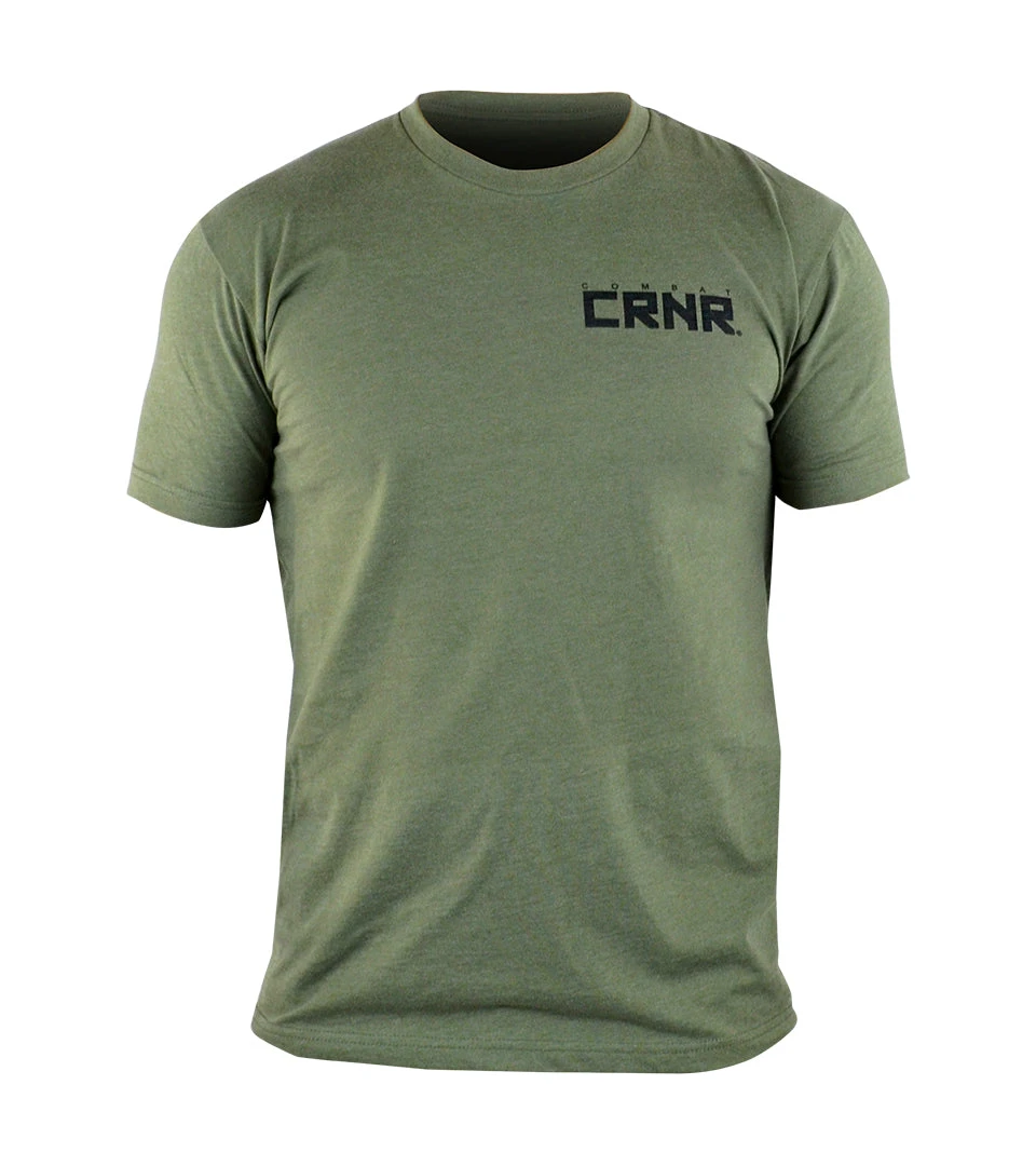 Combat Corner CRNR Reverse T-Shirt OD Green 3 Combat Corner CRNR Reverse T-Shirt OD Green