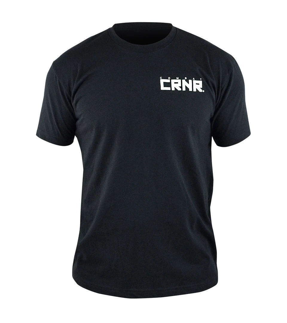 Combat Corner CRNR Reverse T-Shirt Black 3 Combat Corner CRNR Reverse T-Shirt Black