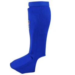 Combat Corner Slip On Elastic Shin Pads 20 Combat Corner Slip On Elastic Shin Pads -Boxing Martial Arts Shop ClothShinBlue3 72670.1570811475