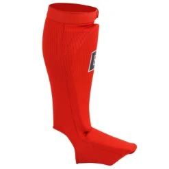 Combat Corner Slip On Elastic Shin Pads 14 Combat Corner Slip On Elastic Shin Pads -Boxing Martial Arts Shop ClothShinRed2 51329.1570811468