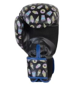 Combat Corner Donut N Treats LMTD Boxing Gloves W XtraFresh 16 Oz. -Boxing Martial Arts Shop Donut Boxing Gloves BACK 12724.1602874983