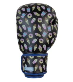 Combat Corner Donut N Treats LMTD Boxing Gloves W XtraFresh 16 Oz. -Boxing Martial Arts Shop Donut Boxing Gloves FRONT 97248.1602874985