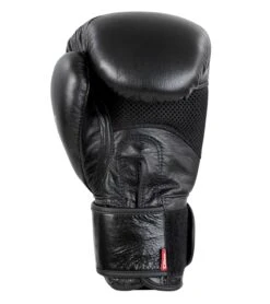 Combat Corner Elite Boxing Gloves Leather | Black -Boxing Martial Arts Shop Elite Boxing Gloves BLACK BACK 24393.1598635943