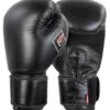 Combat Corner Elite Boxing Gloves Leather | Black -Boxing Martial Arts Shop Elite Boxing Gloves BLACK DUAL 82826.1598636207