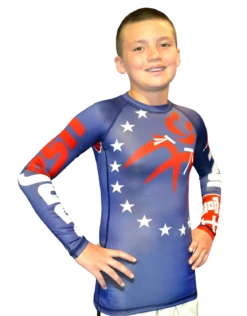 FUJI SPORTS KIDS USA JUDO RASHGUARD