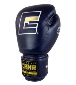 Combat Corner HMIT Boxing Gloves 26 Combat Corner HMIT Boxing Gloves -Boxing Martial Arts Shop HMIT Boxing Gloves NAVY BLUE ANGLE 80921