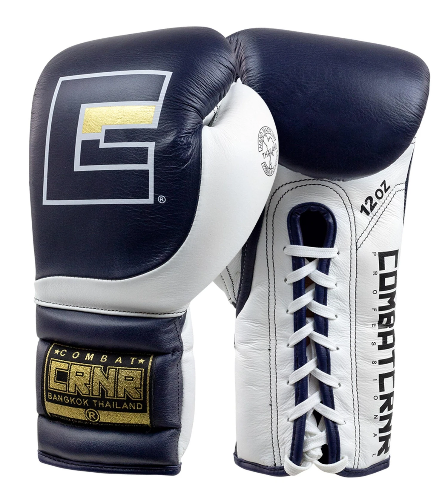 Combat Corner HMIT Lace Up Sparring Gloves Navy 3 Combat Corner HMIT Lace Up Sparring Gloves Navy