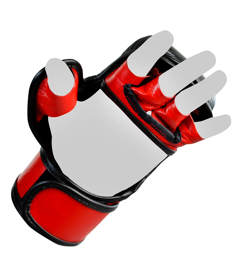 Combat Corner HMIT MMA Training Gloves Red 6 Combat Corner HMIT MMA Training Gloves Red - Image 4