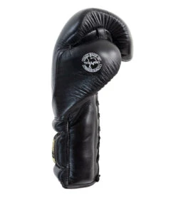 Combat Corner HMIT Lace Up Sparring Gloves | Black -Boxing Martial Arts Shop HMIT Lace Up SPARRING Gloves BLACK RIGHT 98679