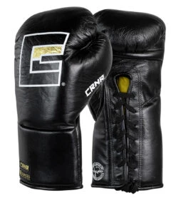 Combat Corner "Punchers" Professional Fight Gloves | Black