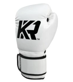 Combat Corner KRBON Boxing Gloves White-Black -Boxing Martial Arts Shop KRBON Boxing Gloves White ANGLE 25845.1568733853