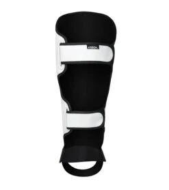 Combat Corner KRBON Shin Guards -Boxing Martial Arts Shop KRBON SHIN GUARDS WHITE and Black BACK 31238.1573059169