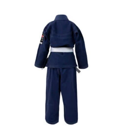 Combat Corner Kids BJJ GI -v6 - FREE WHITE BELT 30 Combat Corner Kids BJJ GI -v6 - FREE WHITE BELT -Boxing Martial Arts Shop Kids Youth v6 Gi NAVY BLUE BACK 85182