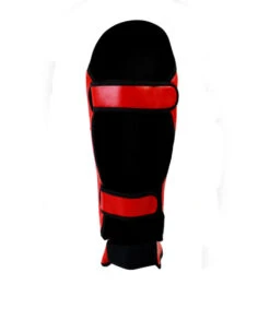 Combat Corner Supreme Shin Guards -Boxing Martial Arts Shop SUPREME SHIN GUARDS RED BACK 600x711 1