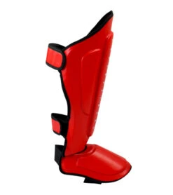 Combat Corner Supreme Shin Guards -Boxing Martial Arts Shop SUPREME SHIN GUARDS RED RIGHT 600x675 1