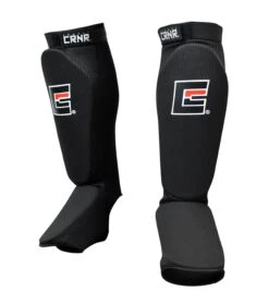 Combat Corner Slip On Elastic Shin Pads 15 Combat Corner Slip On Elastic Shin Pads -Boxing Martial Arts Shop Slip On Elastic Shin Pads BLACK DUEAL 170441579041331