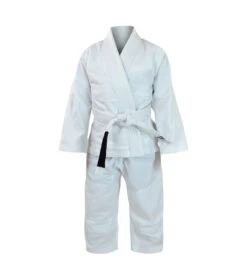 Combat Corner Kids Classic Kimono -W/ FREE WHITE BELT 21 Combat Corner Kids Classic Kimono -W/ FREE WHITE BELT -Boxing Martial Arts Shop YOUTH Classic Kimono Gi White FRONT 67403