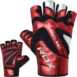 RDX SPORTS RDX S8 BOLD RED LEATHER GYM GLOVES 13 RDX SPORTS RDX S8 BOLD RED LEATHER GYM GLOVES -Boxing Martial Arts Shop bold weight lifting gloves 319