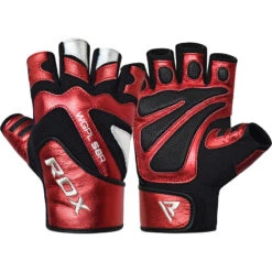 RDX SPORTS RDX S8 BOLD RED LEATHER GYM GLOVES 15 RDX SPORTS RDX S8 BOLD RED LEATHER GYM GLOVES -Boxing Martial Arts Shop bold weight lifting gloves 321