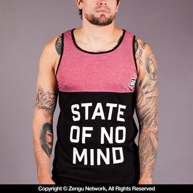 Scramble State Of No Mind Tank Top (Red) 3 Scramble State Of No Mind Tank Top (Red)