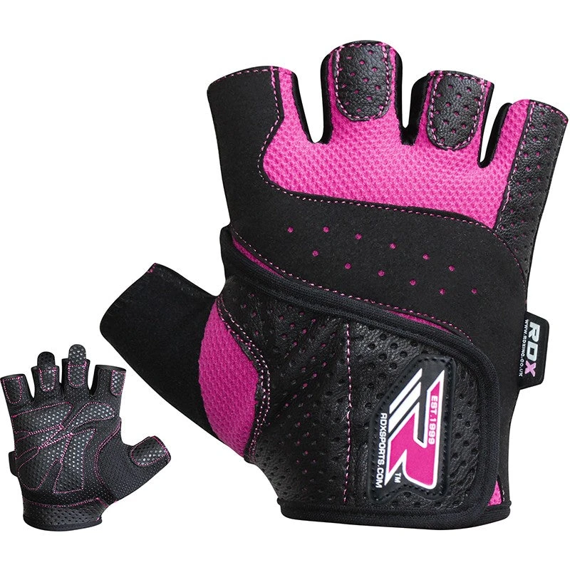 RDX SPORTS RDX S5 FEMININE PINK WEIGHT LIFTING GLOVES 3 RDX SPORTS RDX S5 FEMININE PINK WEIGHT LIFTING GLOVES