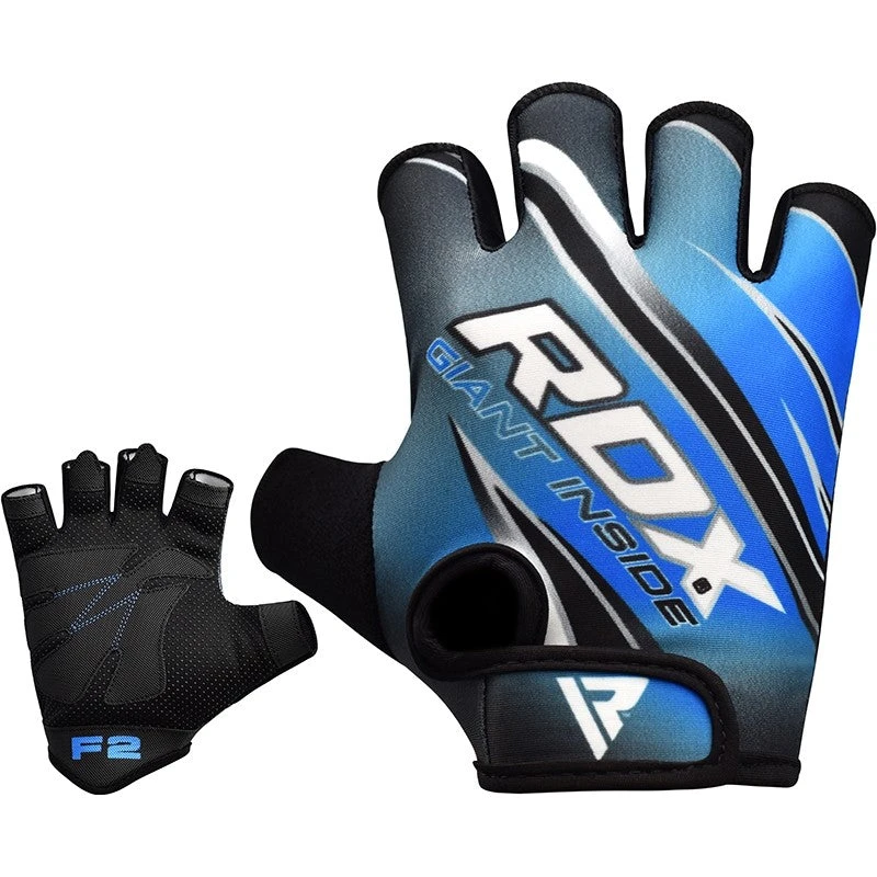 RDX SPORTS RDX F2 BLUE GYM WORKOUT GLOVES 6 RDX SPORTS RDX F2 BLUE GYM WORKOUT GLOVES - Image 4