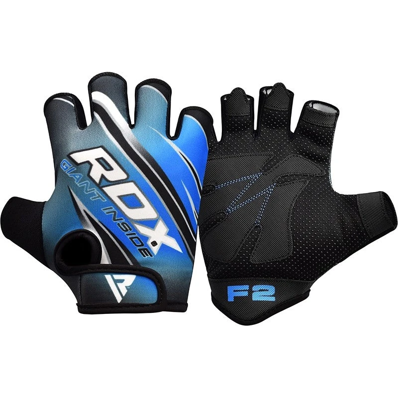 RDX SPORTS RDX F2 BLUE GYM WORKOUT GLOVES 8 RDX SPORTS RDX F2 BLUE GYM WORKOUT GLOVES - Image 6