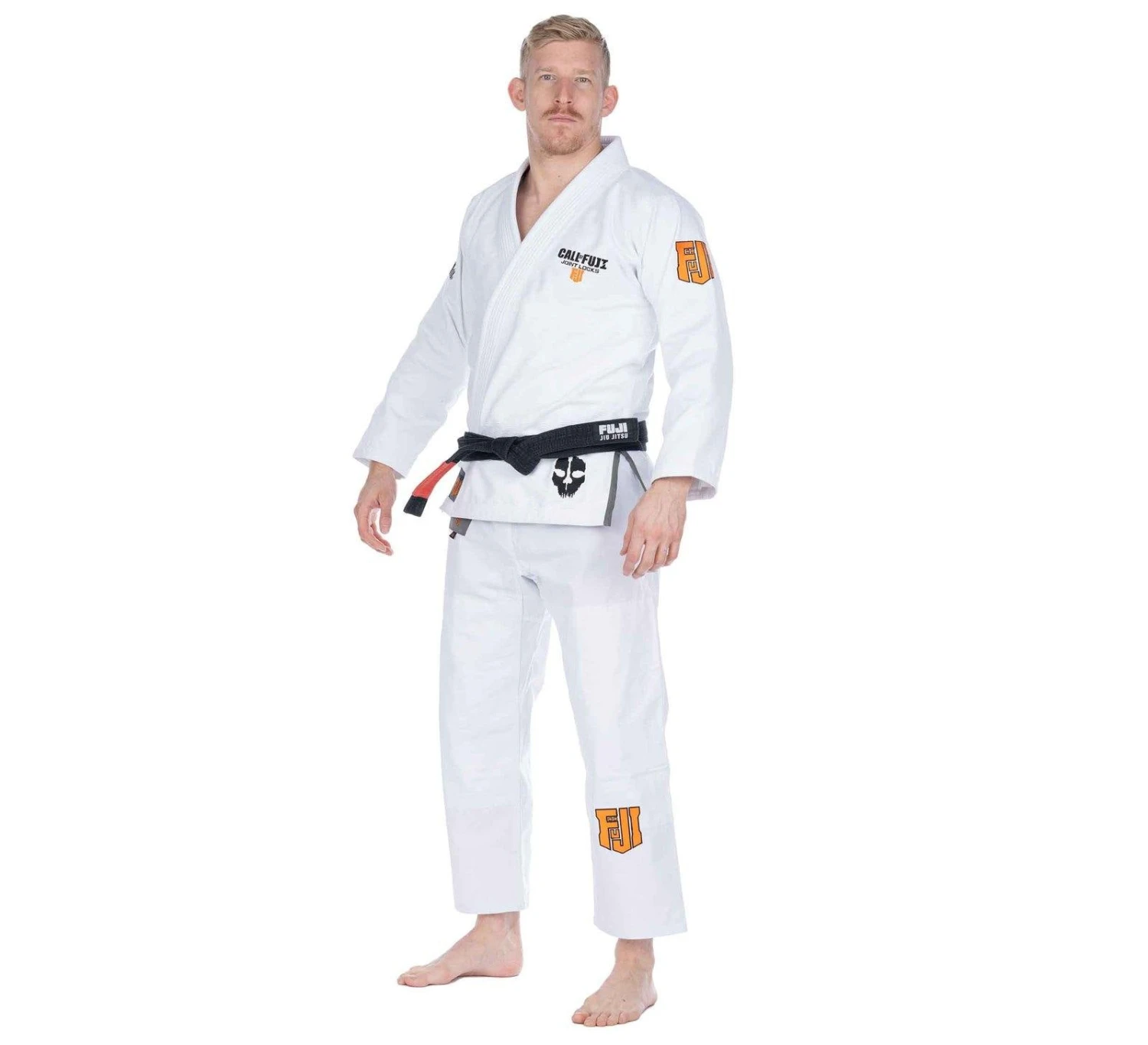 LIMITED EDITION: Call Of FUJI BJJ Gi White 6 LIMITED EDITION: Call Of FUJI BJJ Gi White - Image 4