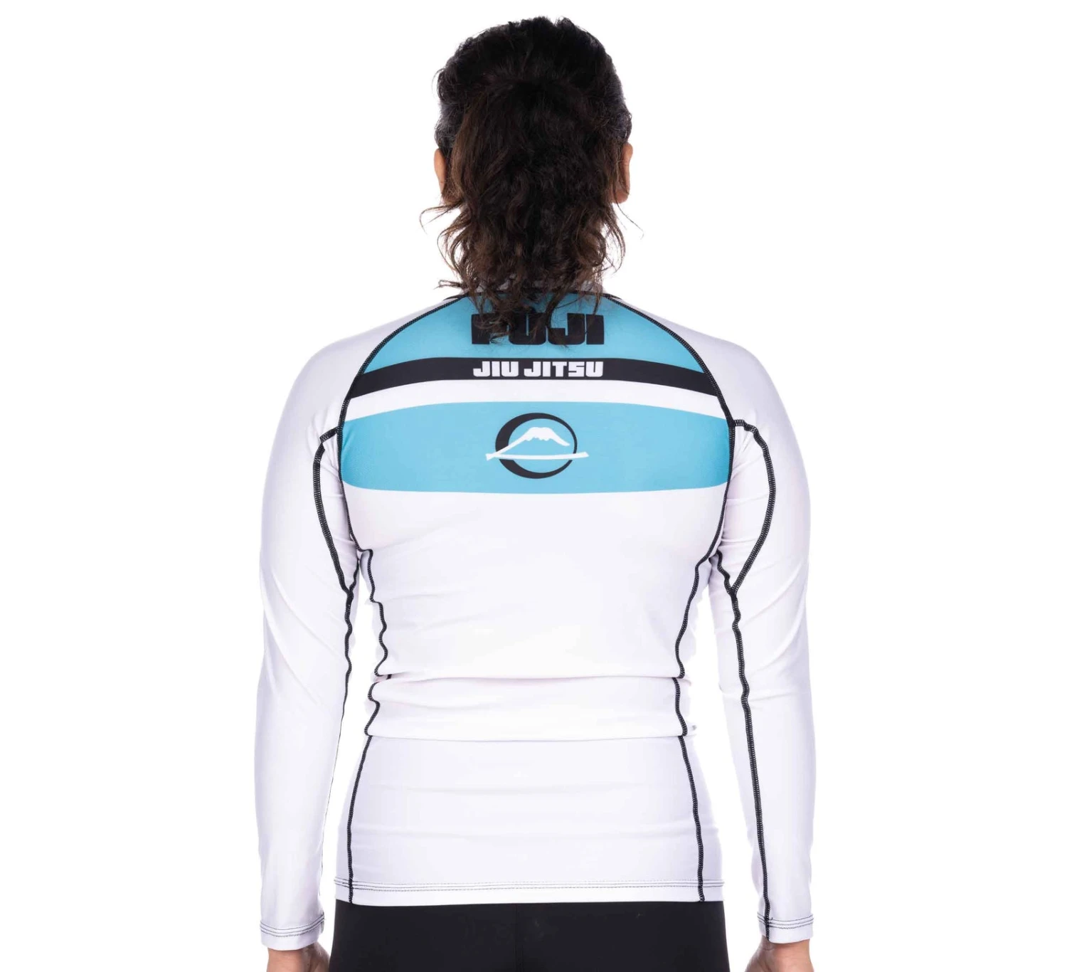 Fuji Reversal Girl's Long Sleeve Rashguard White 5 Fuji Reversal Girl's Long Sleeve Rashguard White - Image 3