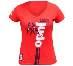 FUJI USA Judo Womens T-Shirt 15 FUJI USA Judo Womens T-Shirt -Boxing Martial Arts Shop fuji sports usa judo t shirt womens 74