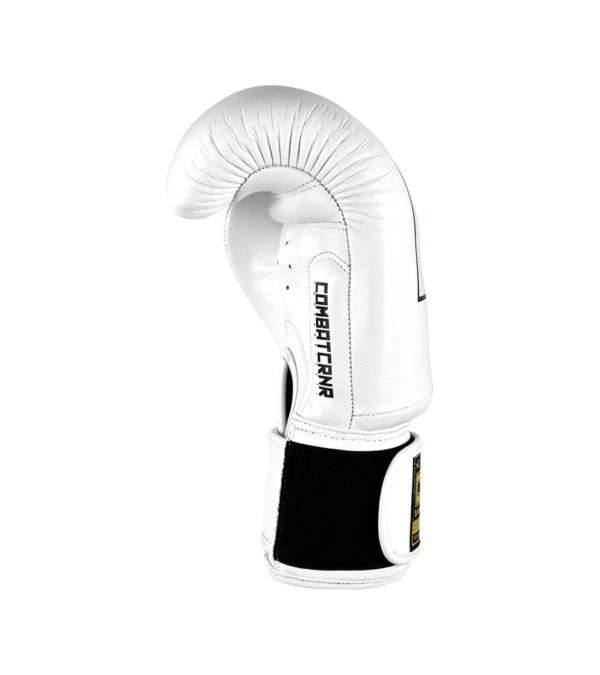 Combat Corner HMIT White Boxing Gloves 6 Combat Corner HMIT White Boxing Gloves - Image 4