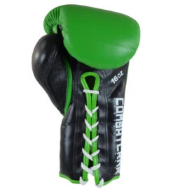Combat Corner HMIT Lace Up Sparring Gloves Green/Black 10 Combat Corner HMIT Lace Up Sparring Gloves Green/Black -Boxing Martial Arts Shop hmit lace up sparring gloves green black 88