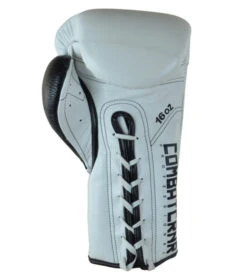 Combat Corner HMIT Lace Up Sparring Gloves White/Black 8 Combat Corner HMIT Lace Up Sparring Gloves White/Black -Boxing Martial Arts Shop hmit lace up sparring gloves white black 96